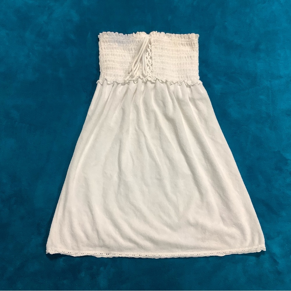 Juicy Couture White Strapless Sundress
